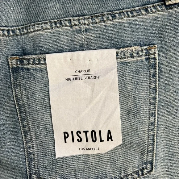 Pistola Charlie High Rise Straight Leg Jeans, NWT, cropped ankle - Picture 5 of 7